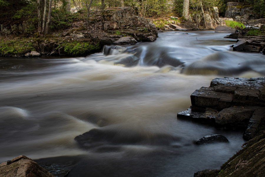 Smooth water